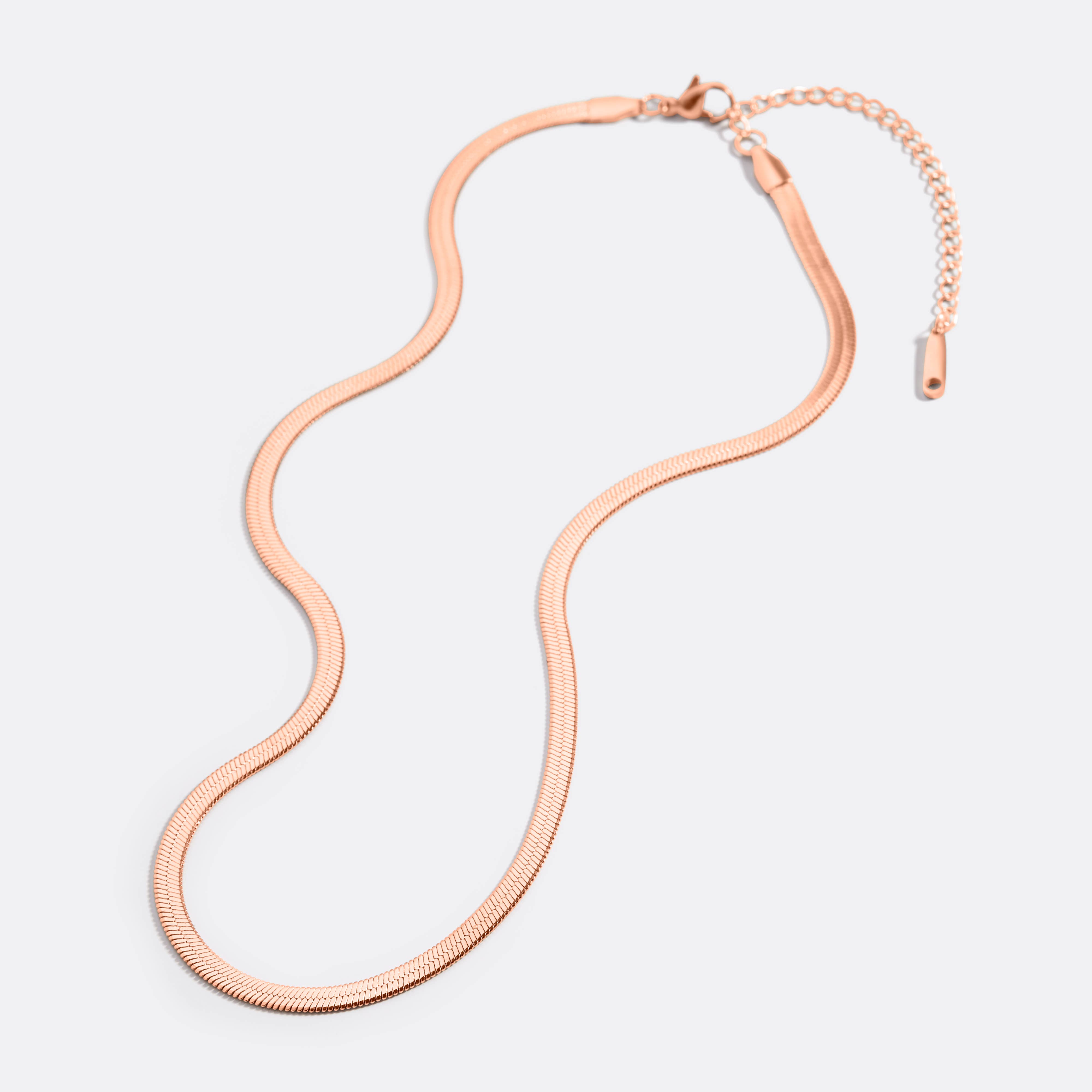 Mint & Lily - Wholesale Link & Chain Necklace - Herringbone Chain Necklace4