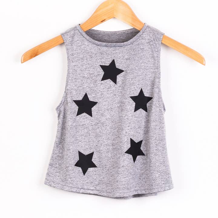 Canotta Little Black Stars per la vendita all'ingrosso da parte di Love Trendz Girls