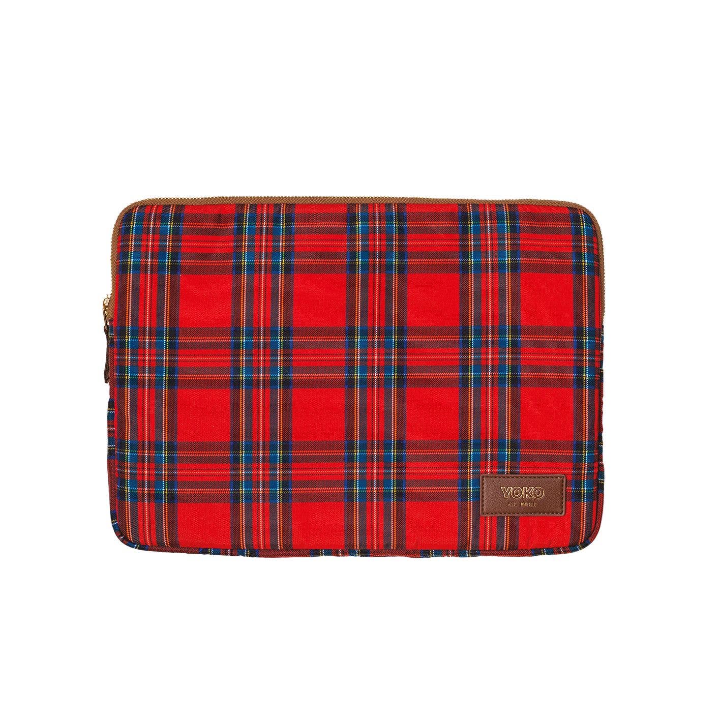 YOKO DESIGN - Wholesale Laptop/tablet case – Unisex - Computer sleeve, 13 inch - Tartan