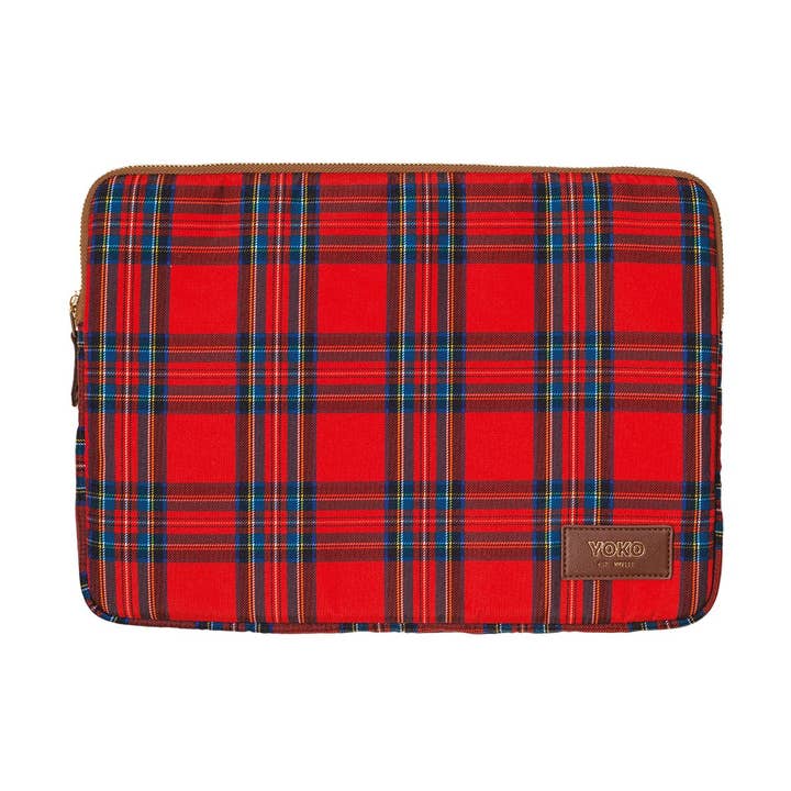 YOKO DESIGN - Wholesale Laptop/tablet case – Unisex - Computer sleeve, 13 inch - Tartan0