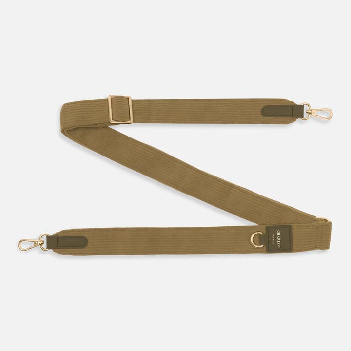 Axelrem Velour Khaki för wholesale av CHARLOT · Paris