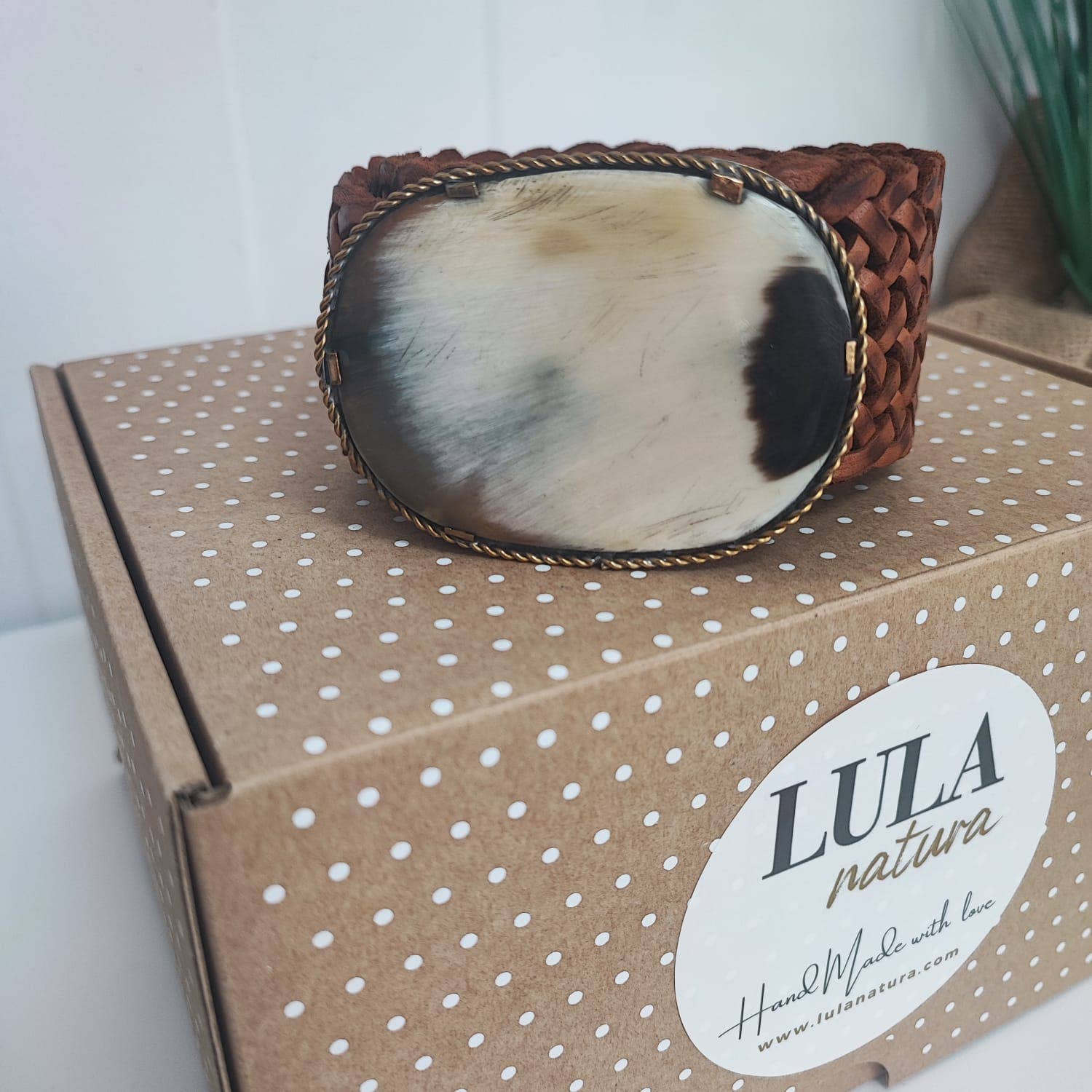 Lula Natura - Wholesale Belt - Women's - VENUS WIDE BROWN LEATHER BELT5