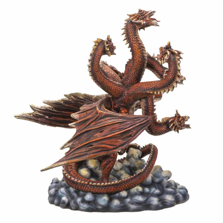 Pacific Trading - Venta al por mayor Figura decorativa - 15287 Dragón Hidra de siete cabezas C/1
