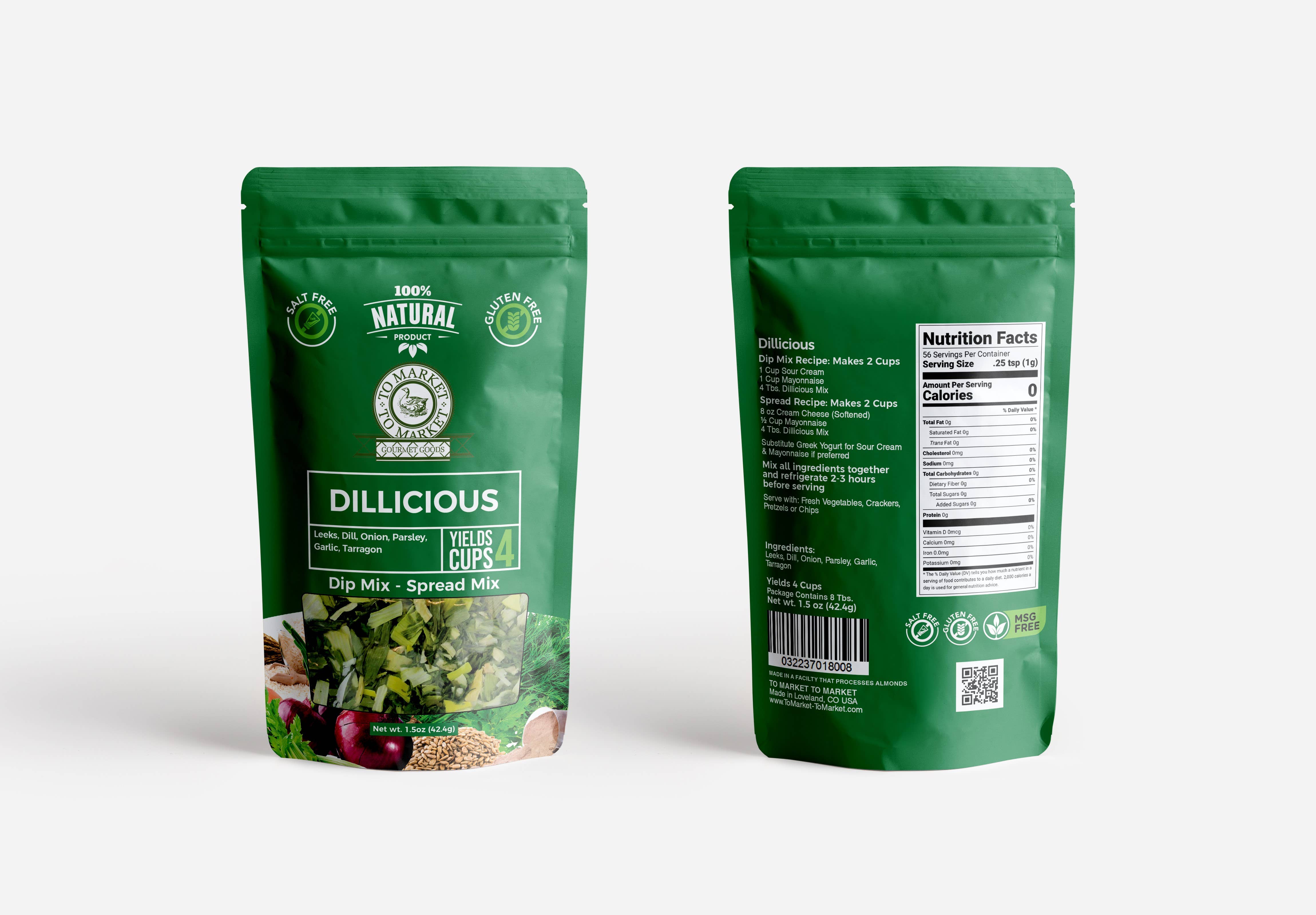 To Market- To Market - Dips & Spreads - Wholesale Dip - Dillicious - Dip Mix3