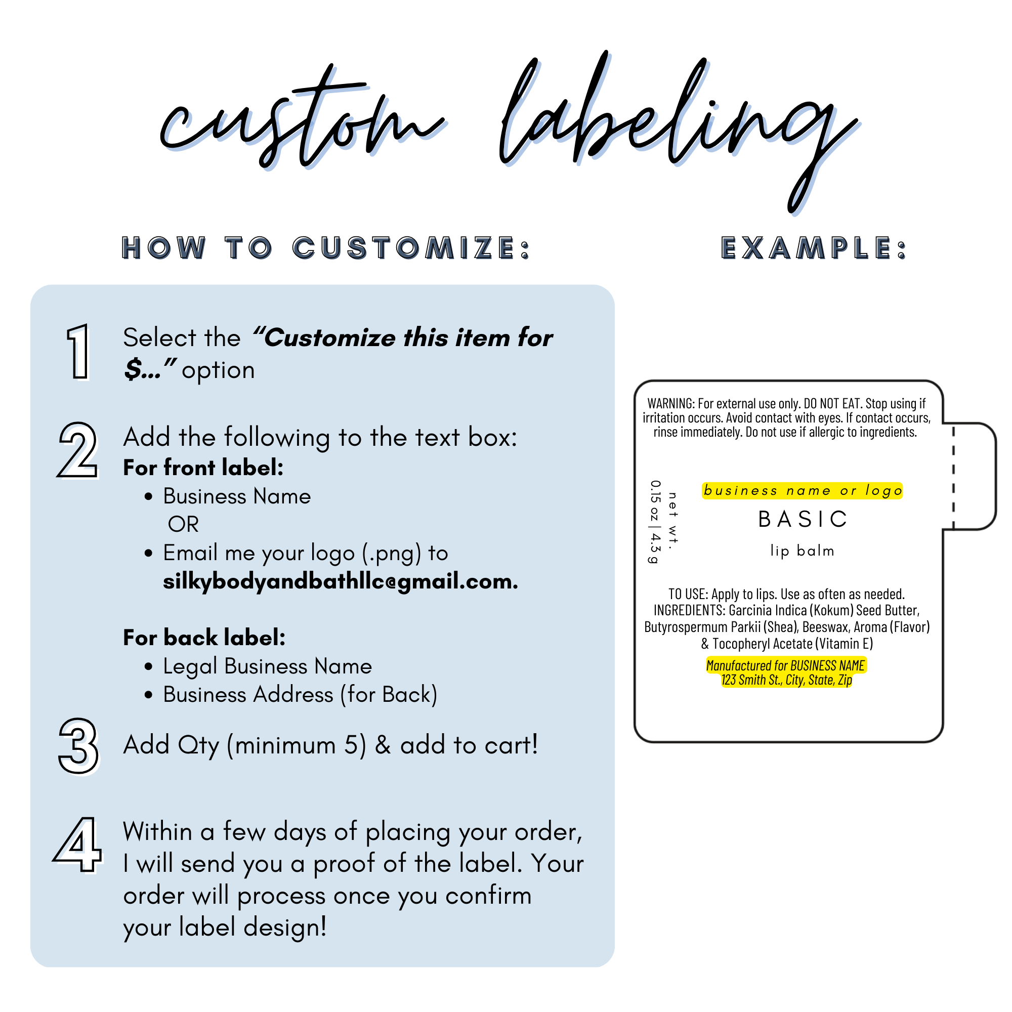 Silky Body & Bath - Wholesale Lip Balm - Vanilla Latte Lip Balm3