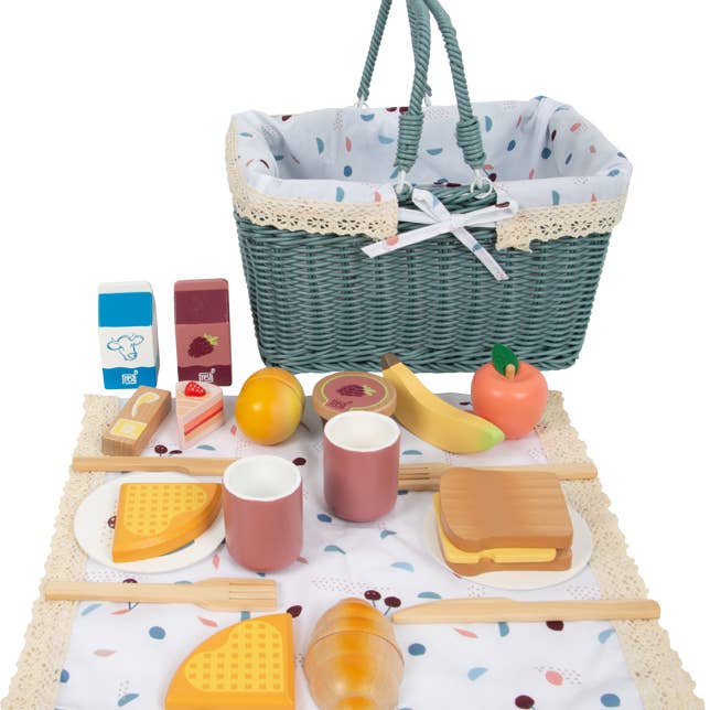 small foot - Wholesale Toy Set - Kids - Picnic Basket "tasty"