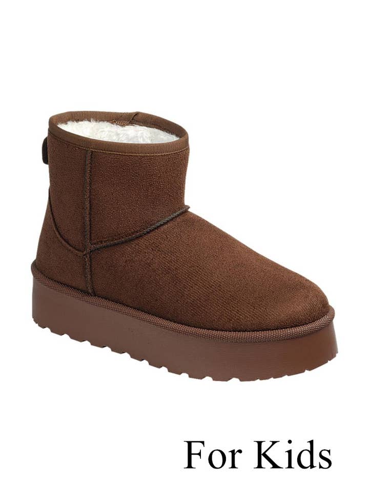FASHION EMPORIO - Wholesale Booties - Kids - Kid's Stylish Booties - Size Variety FL-SOLID-9K2
