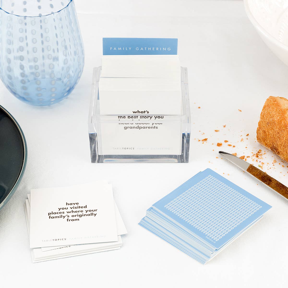 TableTopics - Wholesale Card Game - TABLETOPICS FAMILY GATHERING - Conversation Starter Game 4