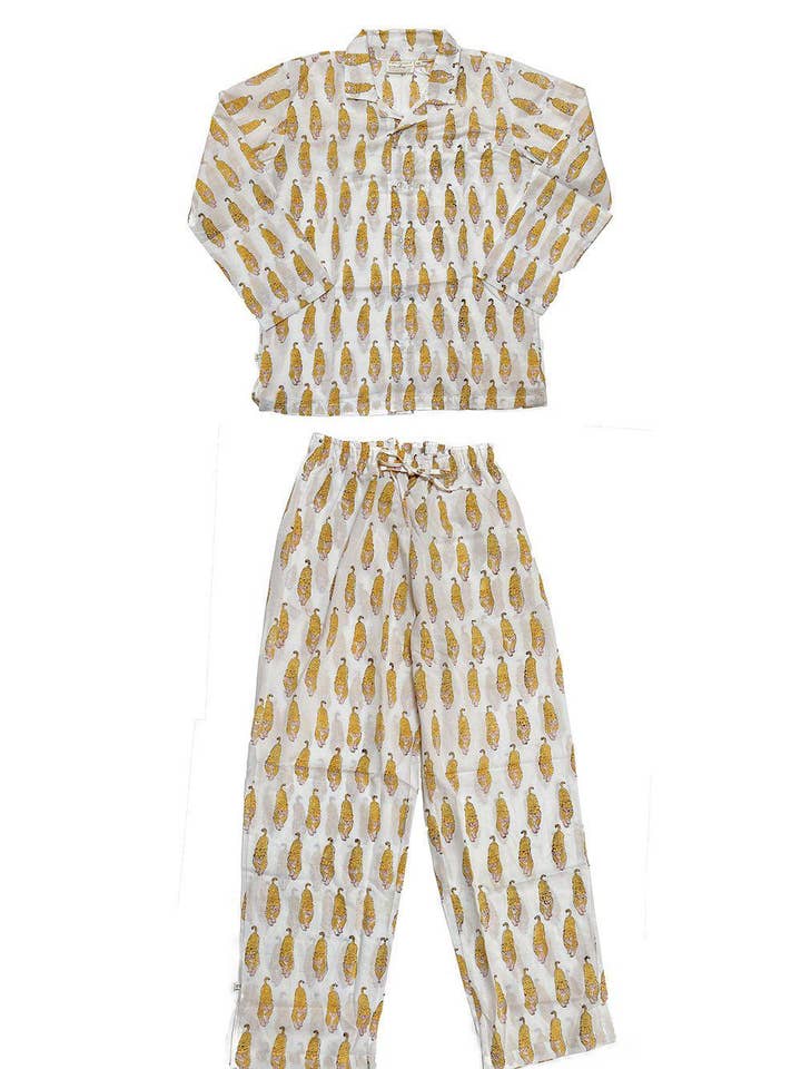 Adult Pajama Set - Long Sleeves and Pants for wholesale by Eight Thousand Miles