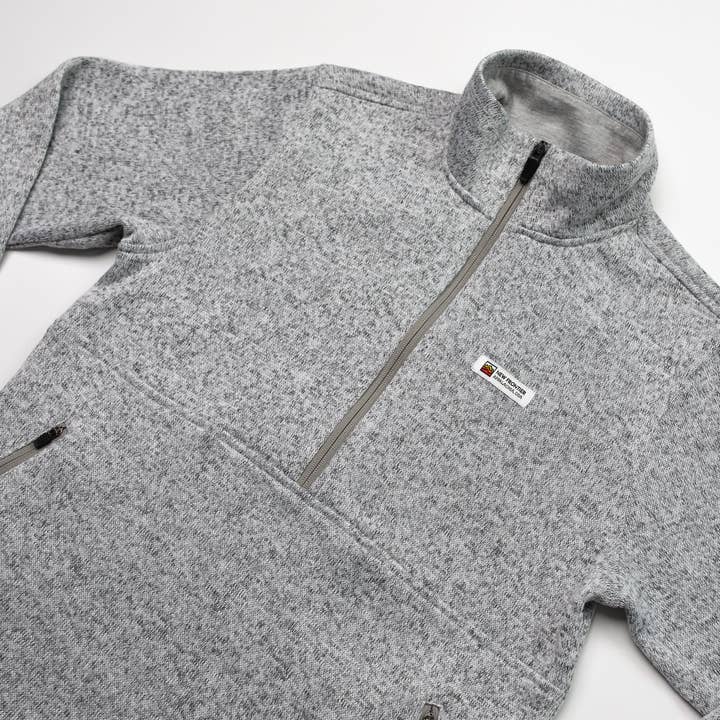 New Frontier - Wholesale Sweatshirt – Women's - Women's Premium 1/4 Zip Pullover (Ash)3