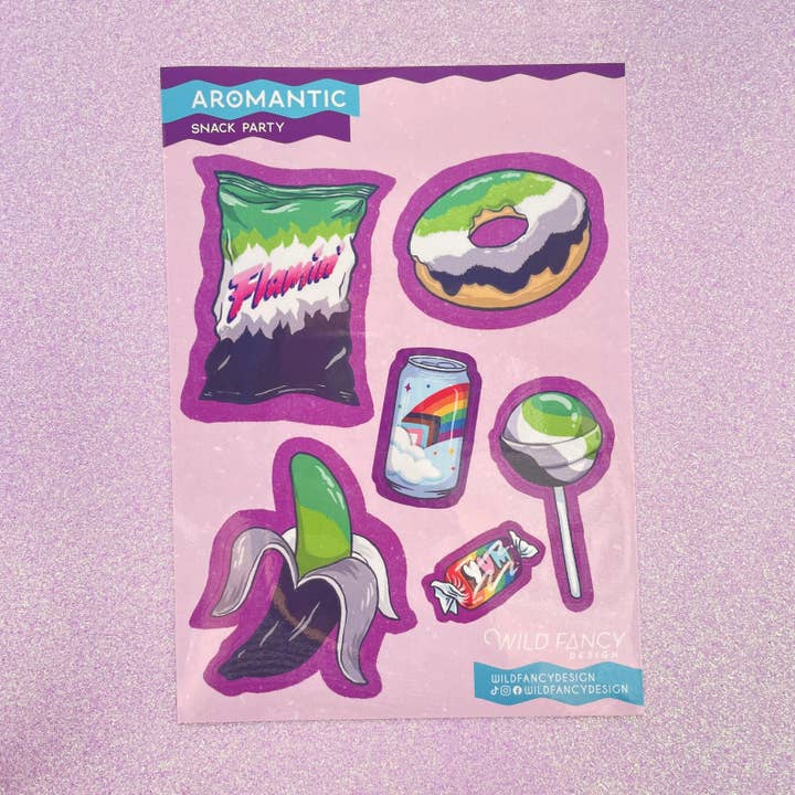 Aromantic Snacks klisterark for engroshandel hos Wild Fancy Design
