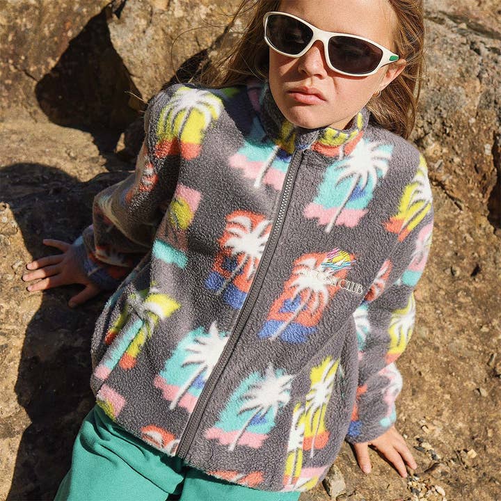 Multi Kids Endless Summer Polar Fleece Jacket for wholesale on Faire7