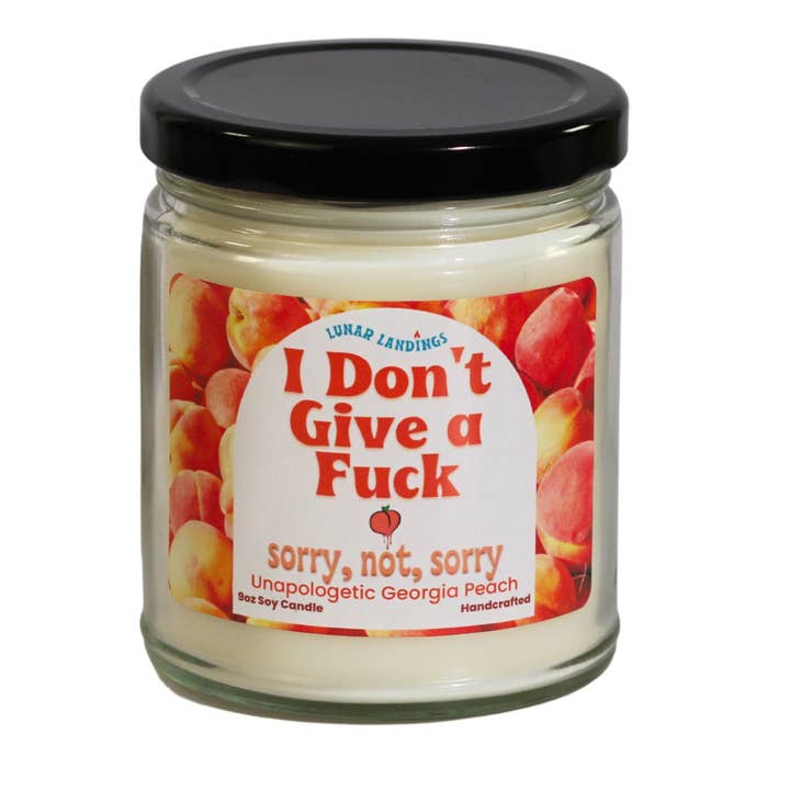 Georgia Peach Soy Candle for wholesale by Lunar Landings