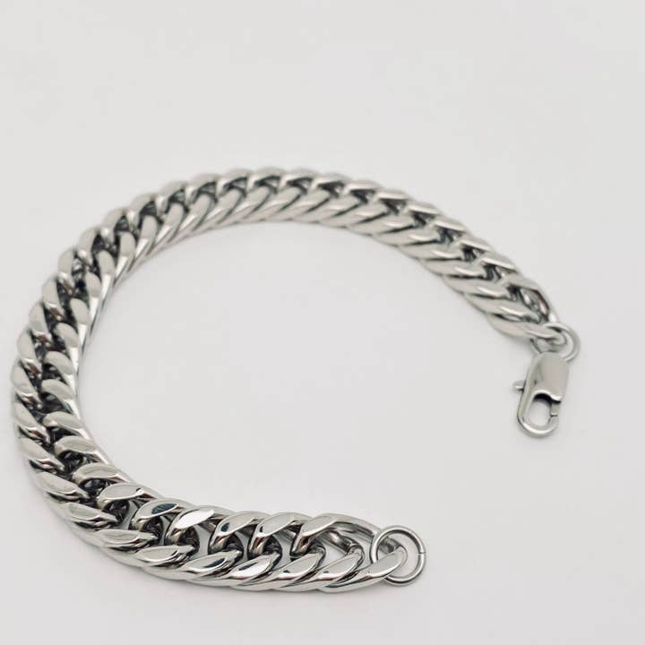 Mio Queena - Wholesale Link & Chain Bracelet - High Quality Stainless Steel Cuban Chain - MJ/BC2
