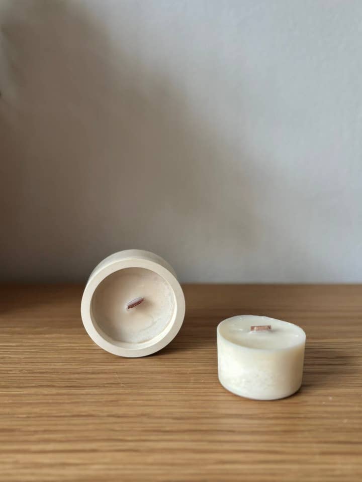 Calm mini geurkaars voor wholesale door Menta Atelier