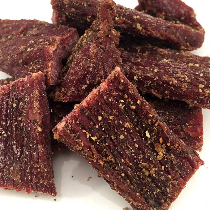 Ray's Own Brand – Großhandel Trockenfleisch – Ray's Own Marke Beef Jerky LG - Hickory Smoked Peppered