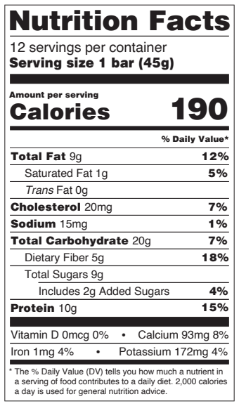 UNiTE Foods - Wholesale Snack Bar - Bubble Tea Flavored Protein Bar (Milk Tea Flavor)5