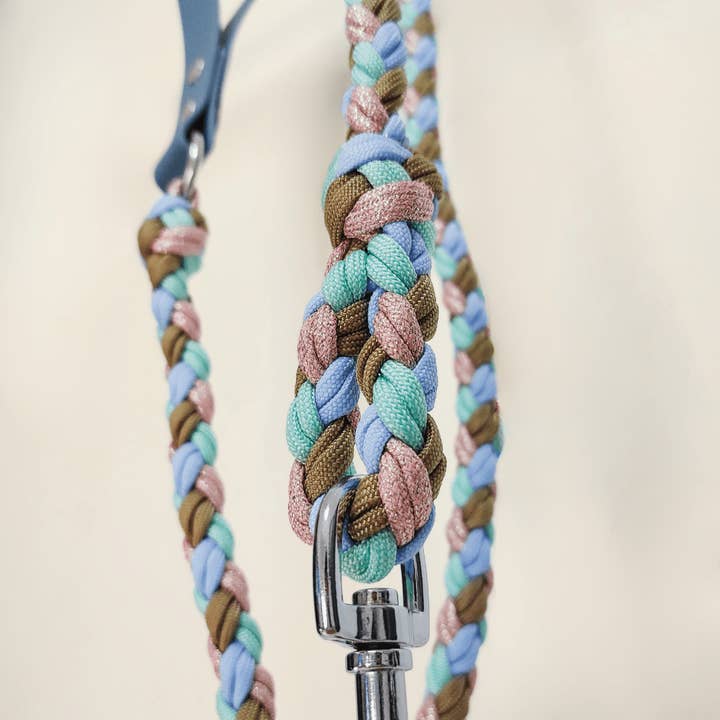 Truffe & Flair – Engroshandel Hundesnor - Hund – Biothan/Paracord Flettet Hundesnor - Blå