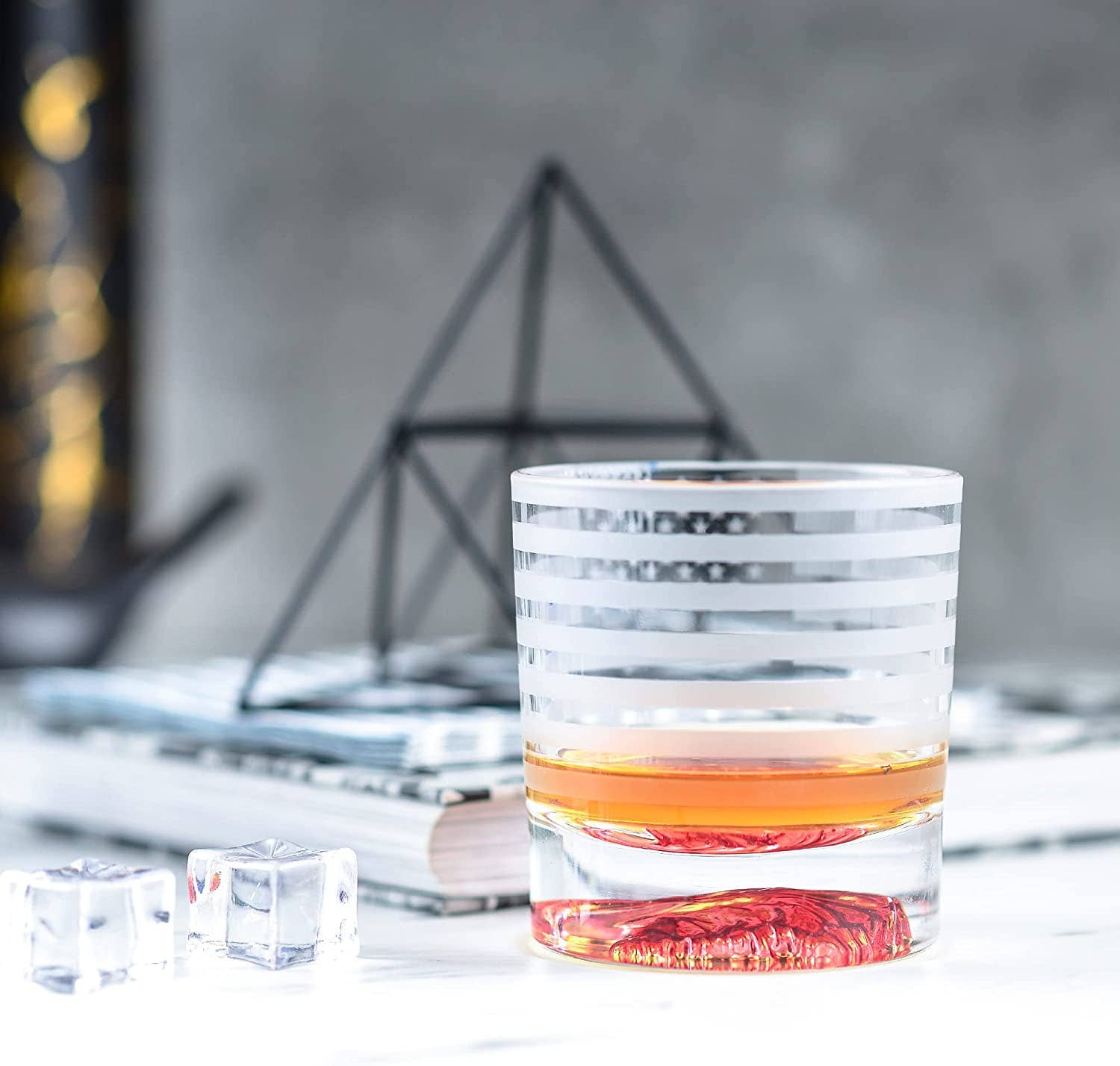 Greenline Goods - Wholesale Growler - Eagle Whiskey Glasses With Etched Flag13