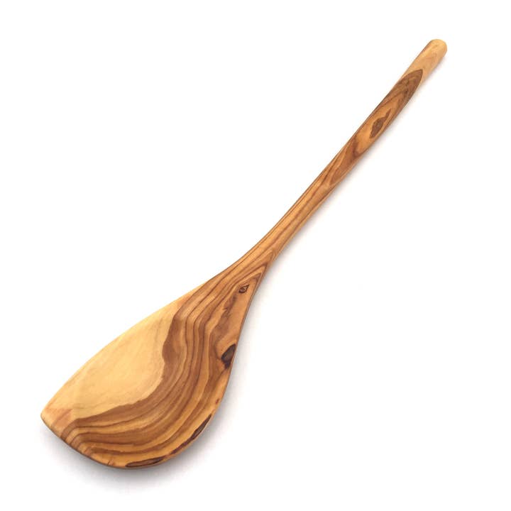medina mood - Wholesale Kitchen Spoon - Cooking spoon, pointed round handle made of olive wood3