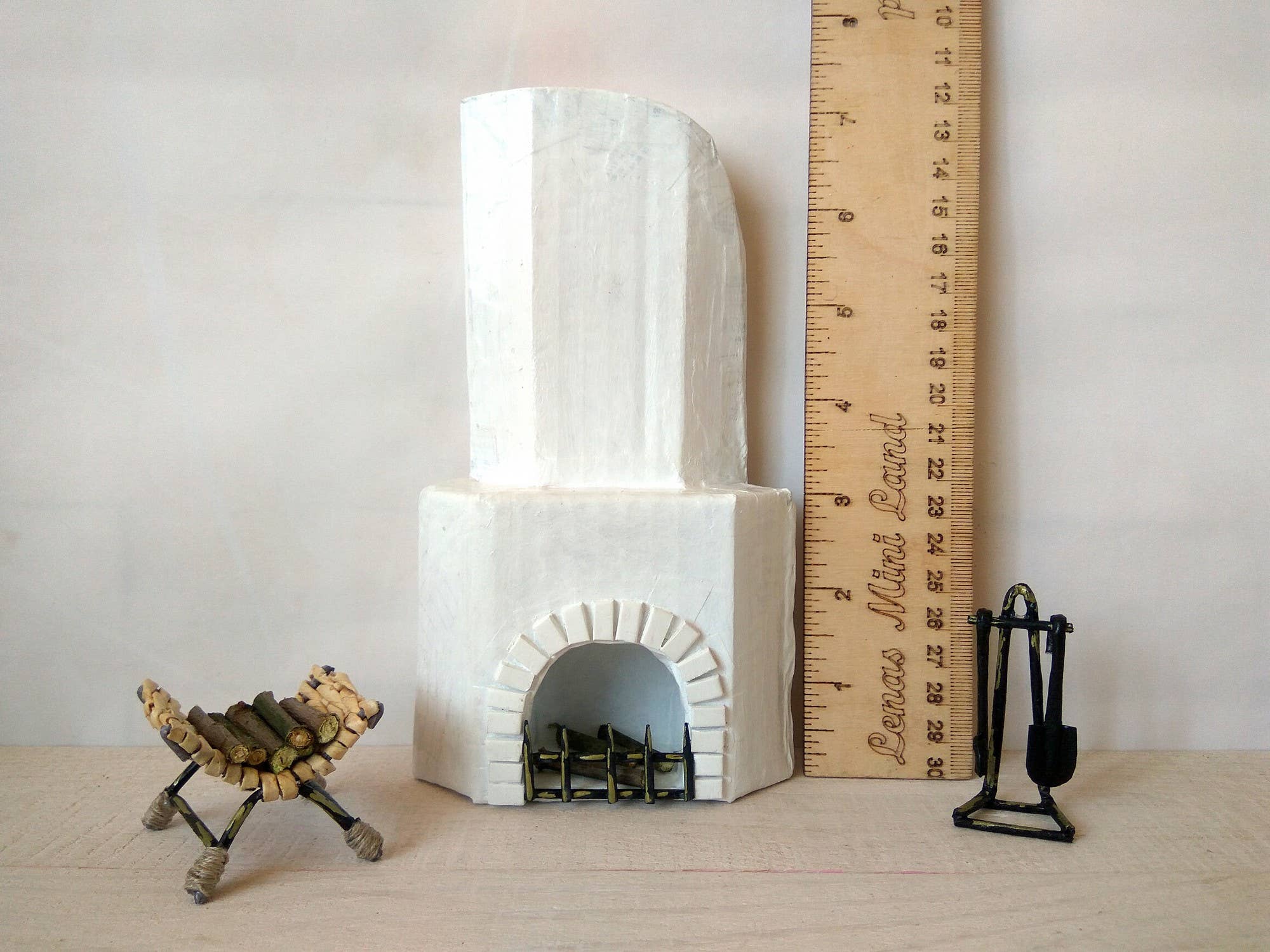 Lenasminiland - Wholesale Doll Accessory Kit - Kids - Miniature dollhouse fireplace tools set 1:12 scale fireplace3