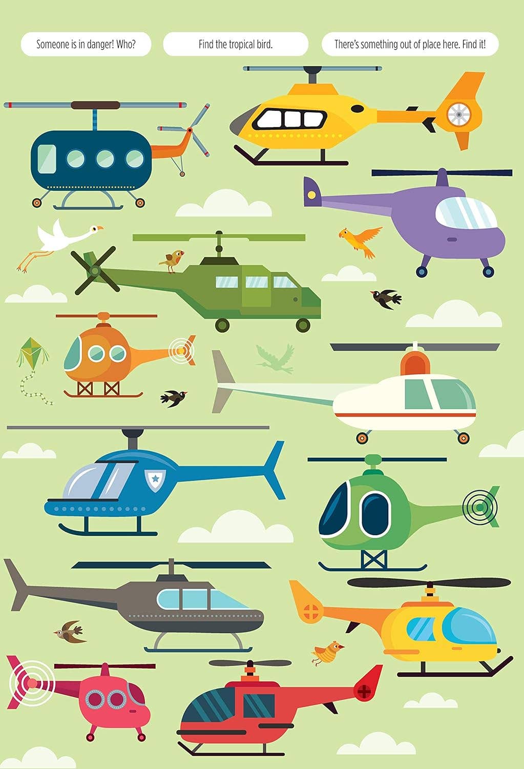 Fox Chapel Publishing - Wholesale Coloring & Activity Book - Kids & Baby - Find Me! Adventures in the Sky - Hidden Picture Activities3