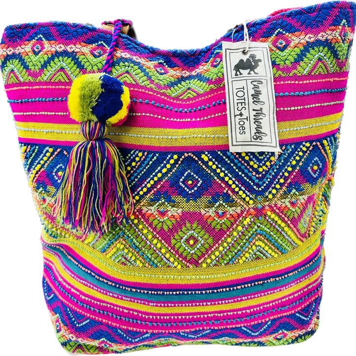 Draagtassen - Fiesta Tote (Alleen in Mix & Match Styles-tote-collectie/minimaal $100) voor wholesale door Camel Threads