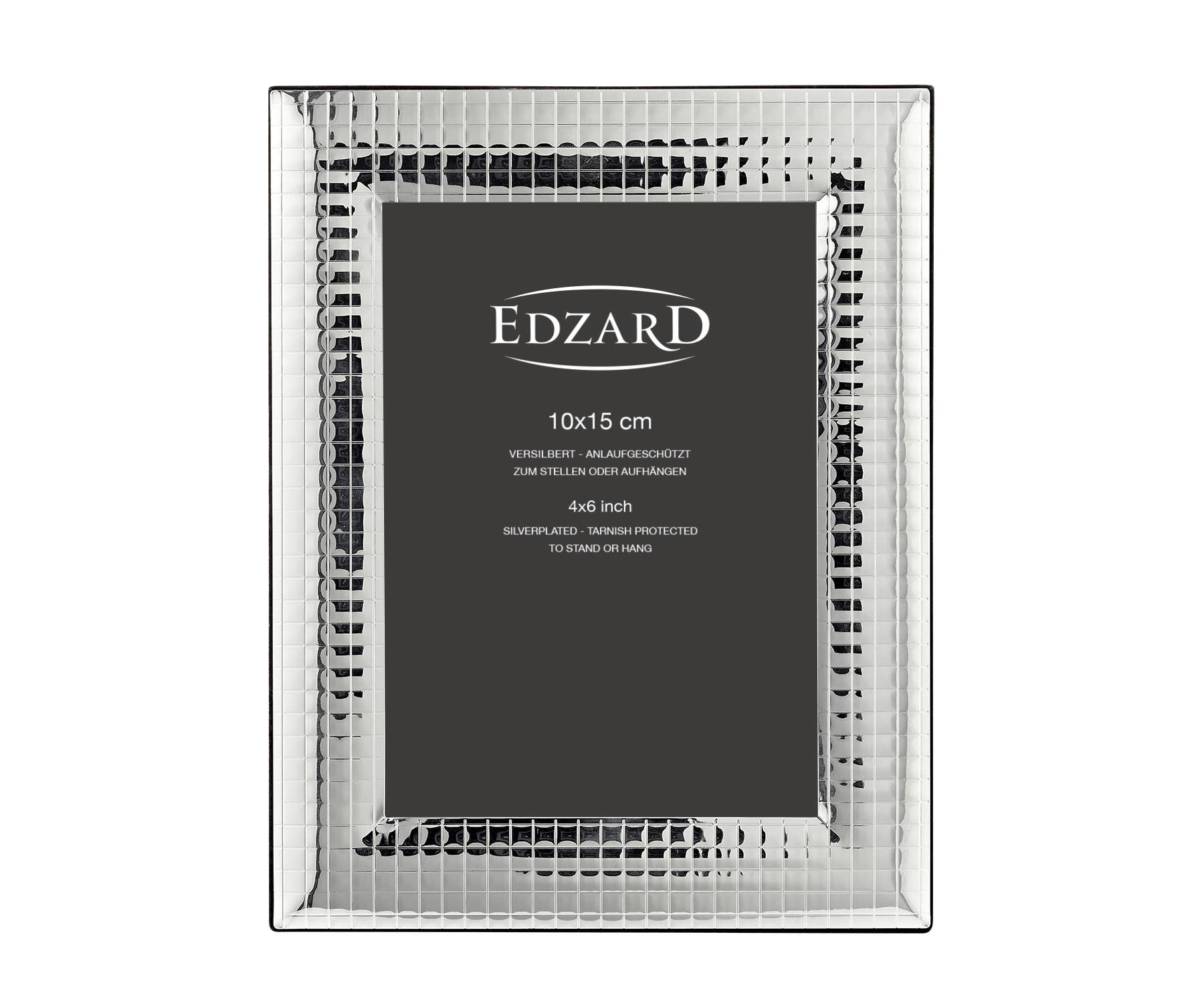 EDZARD - Wholesale Picture Frame - Forli photo frame (10 x 15 cm), silver-plated, tarnish-resistant0