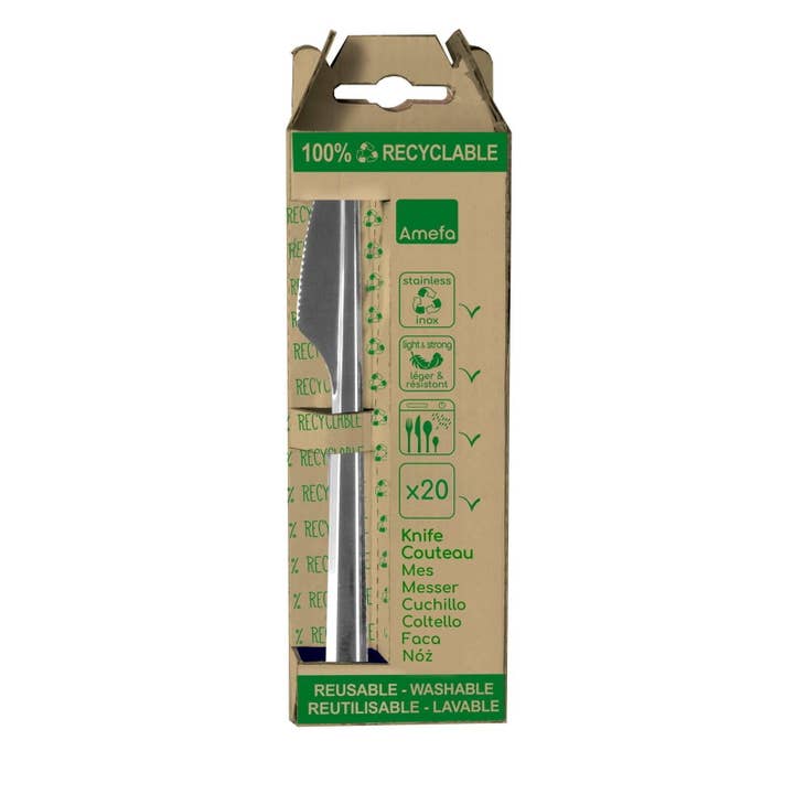 "Leaves" Table Knives Set, 20pcs. for wholesale by Frieling USA