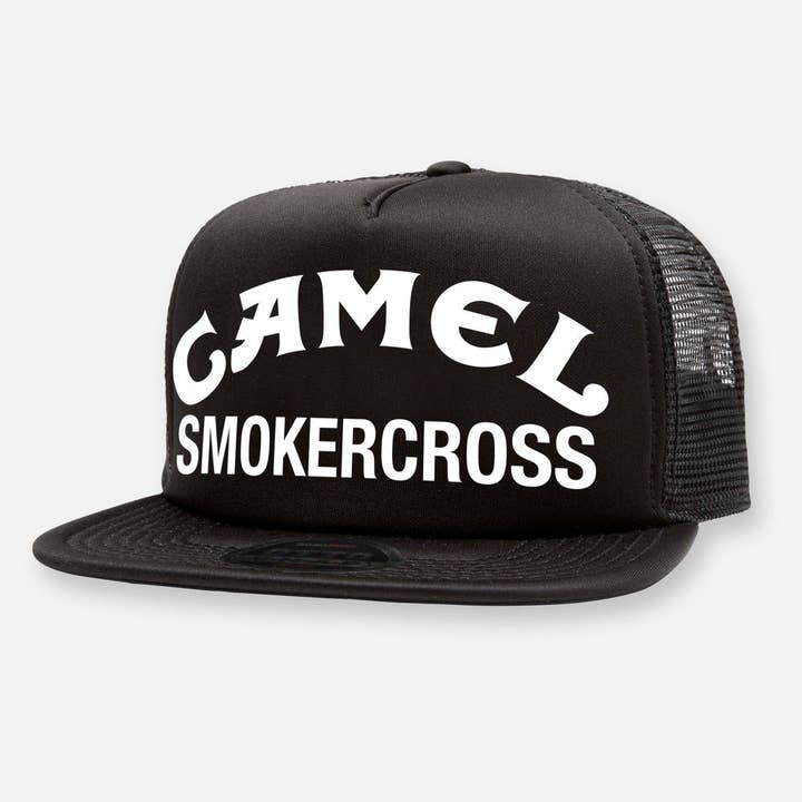 Webig Moto Company - Wholesale Trucker Hat - Unisex - CAMEL SMOKERCROSS HAT