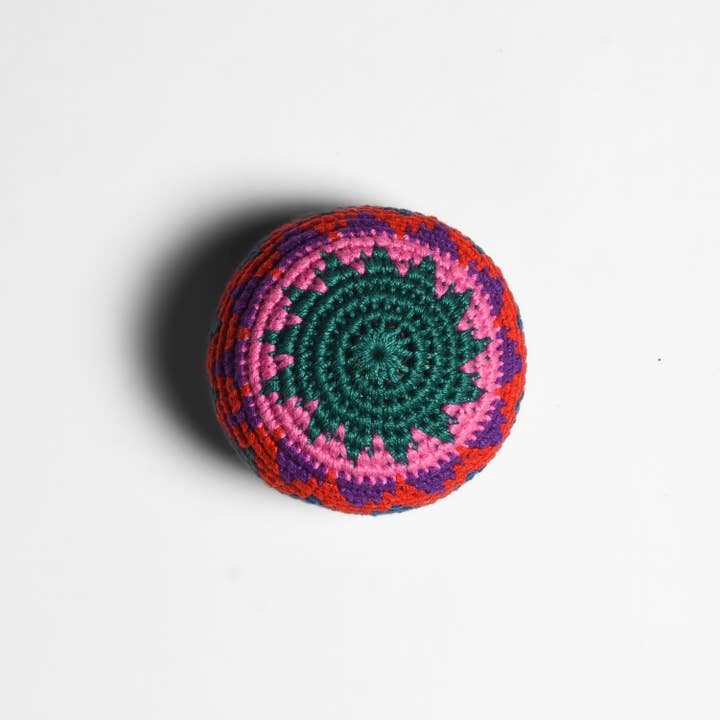Lumily - Wholesale Stress Relief Ball/Dough - Crochet Multicolor Hacky Sack Stress Ball | Bocce Ball - Gua