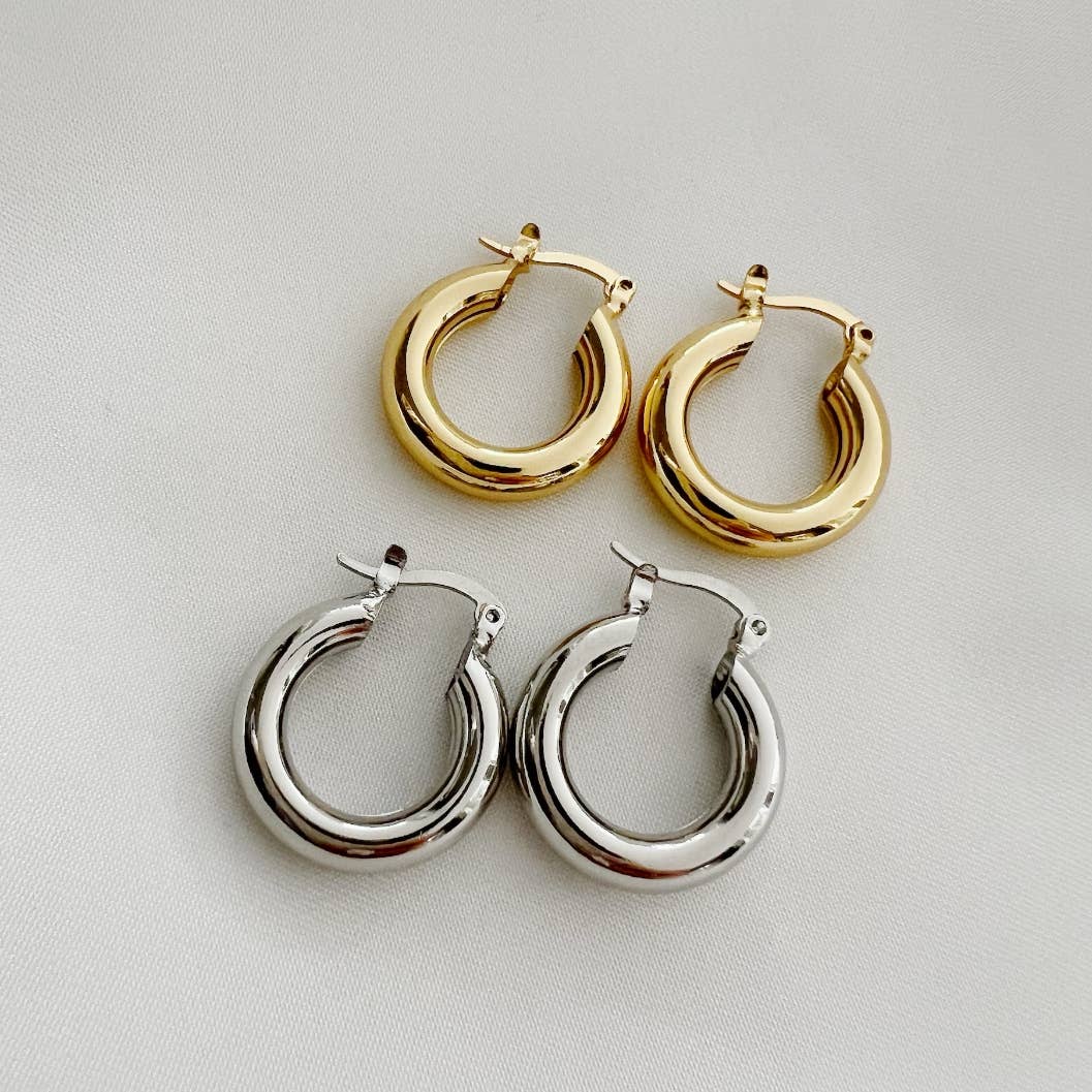 True by Kristy Jewelry - Wholesale Hoop Earrings - Erin Gold Filled Hoops Earrings2