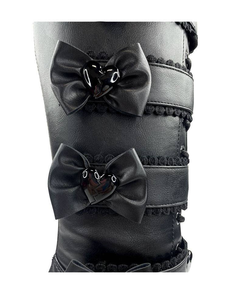 YRU Shoes - Wholesale Boots - Women's - DUNE ELISSA BAT - BLACK5