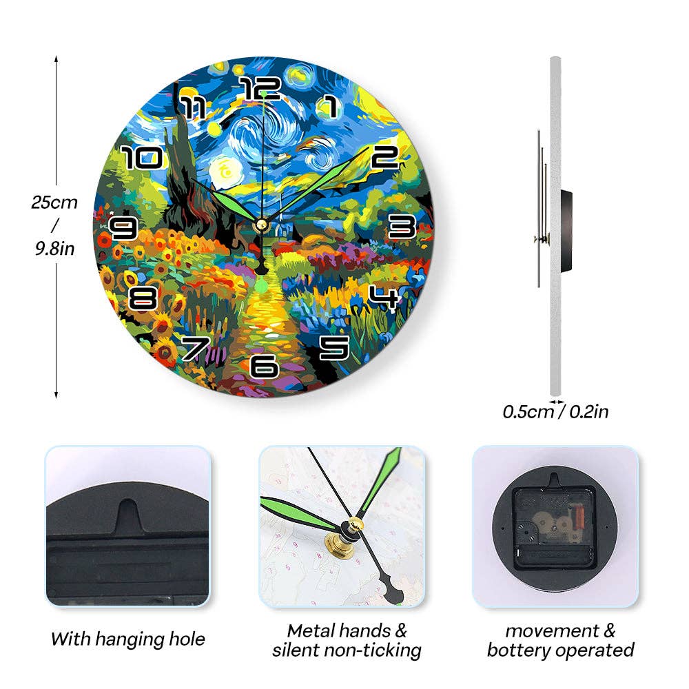 Paint Your Numbers – Engroshandel DIY-hobbysæt – Mal Øjeblikket – Stjernehave Urkit20