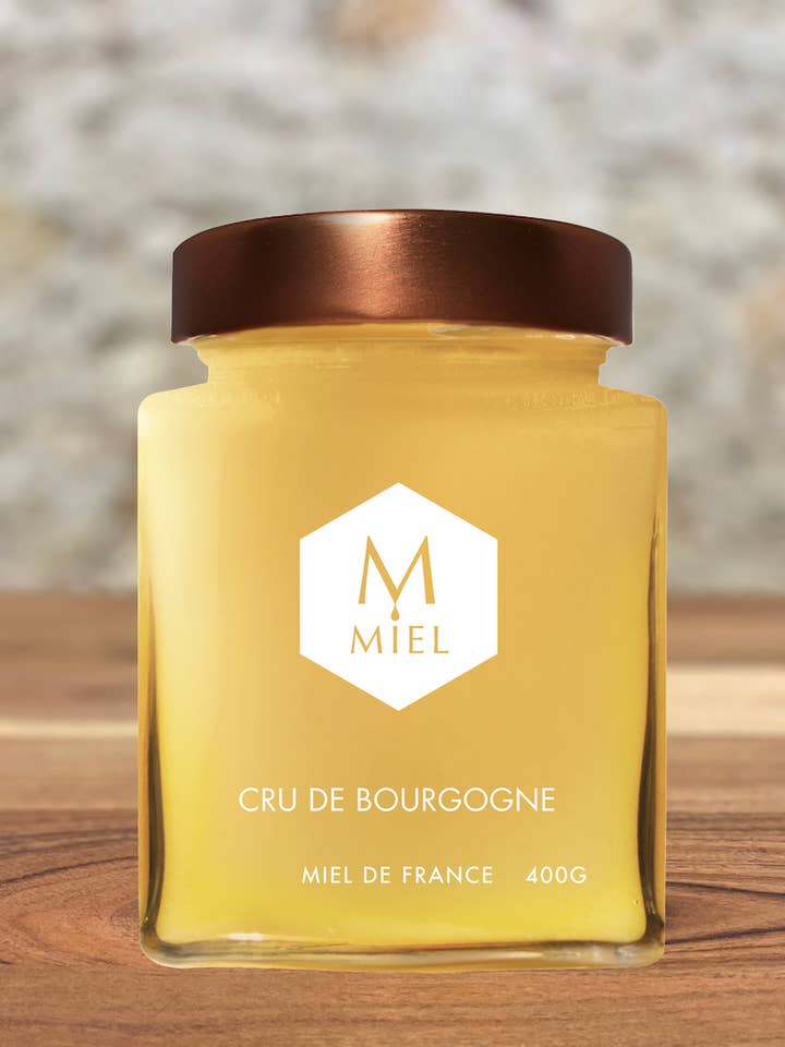 Burgundy raw honey - 400g for wholesale by La Manufacture du Miel