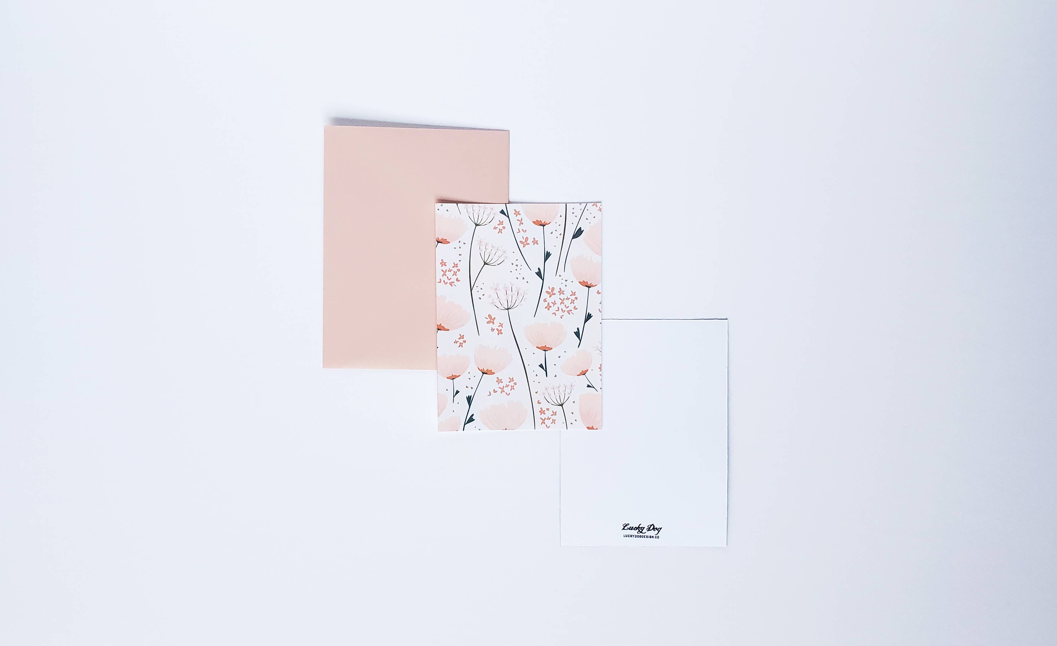 Lucky Dog Design Co. - Wholesale Briefpapier/indexkaartenset - Flower Power Mini-kaartenset (set van 10)4