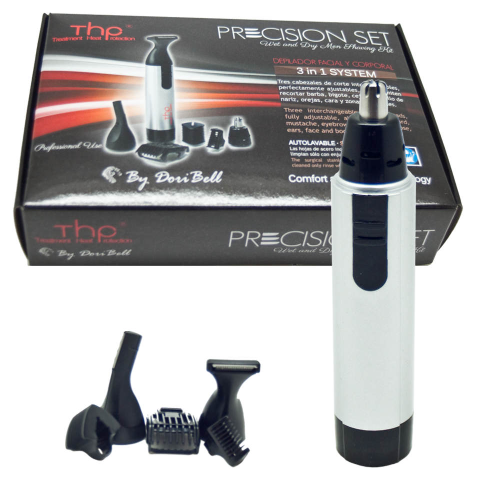 sesioMWorld - M·O·I Professional – wholesale Electric shaver – Men’s – THP PRECISION SET 3 in 1 epilator complete kit0