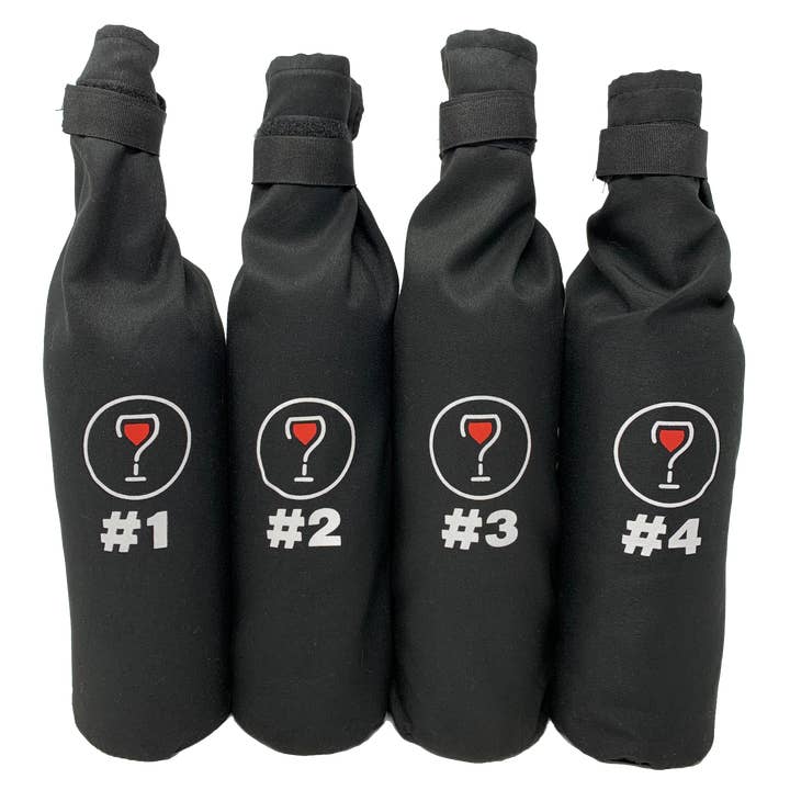 Sommify - Wholesale Wine Gift Bag - Blind Tasting Bags - Set of 4