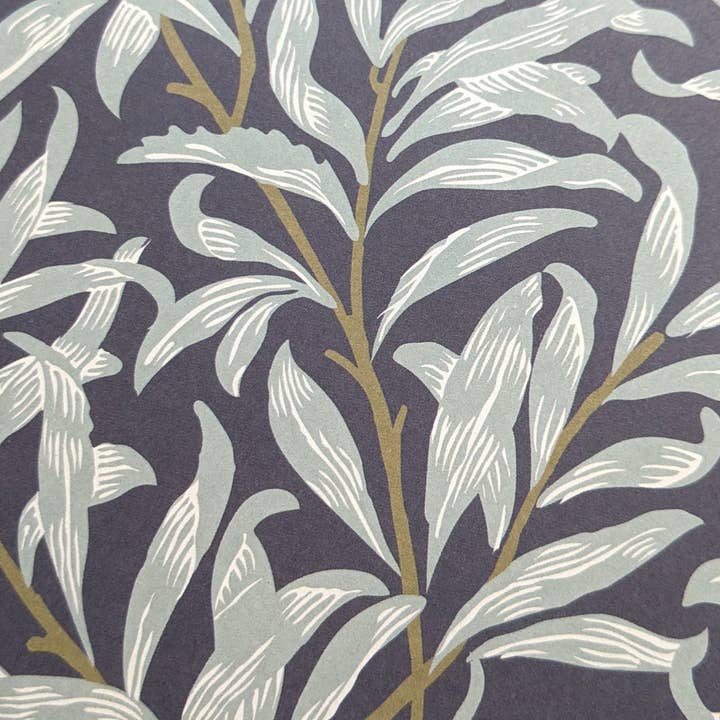 Robert Frederick Ltd - Wholesale Drawer Liner - Orange Grove Scented Drawer Liner - Set of 5 Sage and Sandalwood - William Morris Leaves Design3