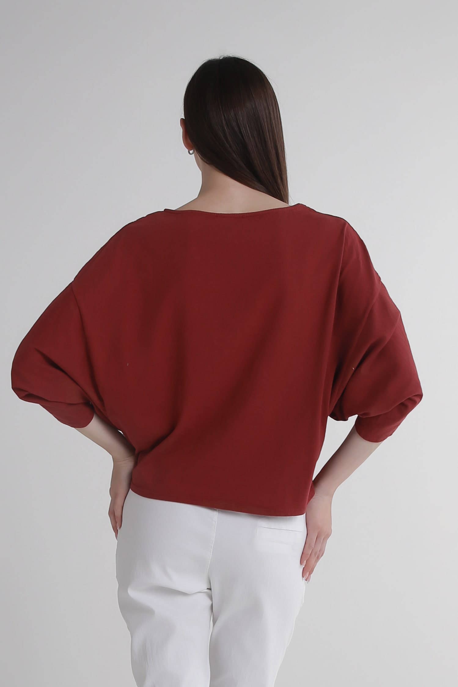 TINA Stephens Italy/Tees By Tina - Wholesale T-Shirt - Women's - Omaria Batwing Crop Top (BSS171)35