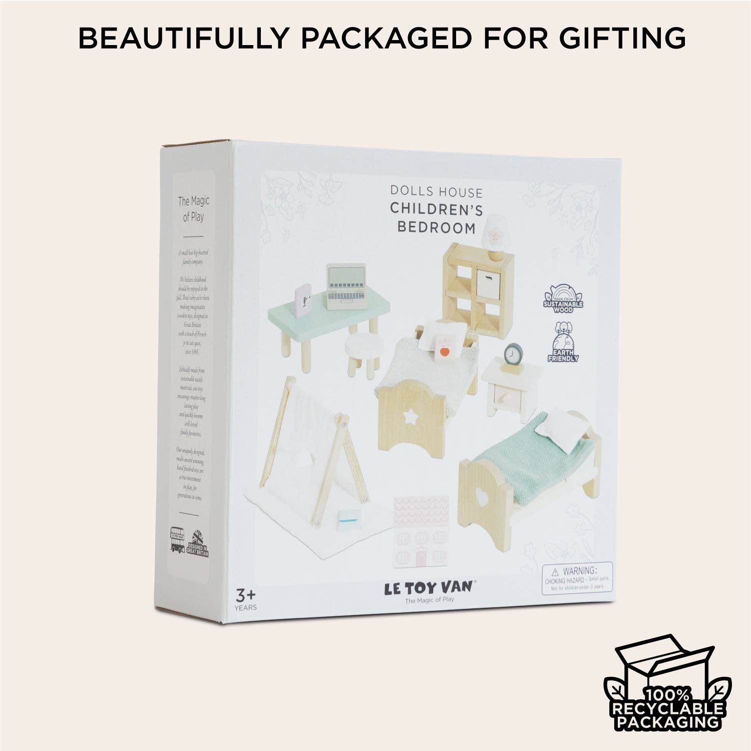 Le Toy Van, Inc. - Wholesale Doll Accessory Kit - Kids - Wooden Dolls House Child's Bedroom Furniture6