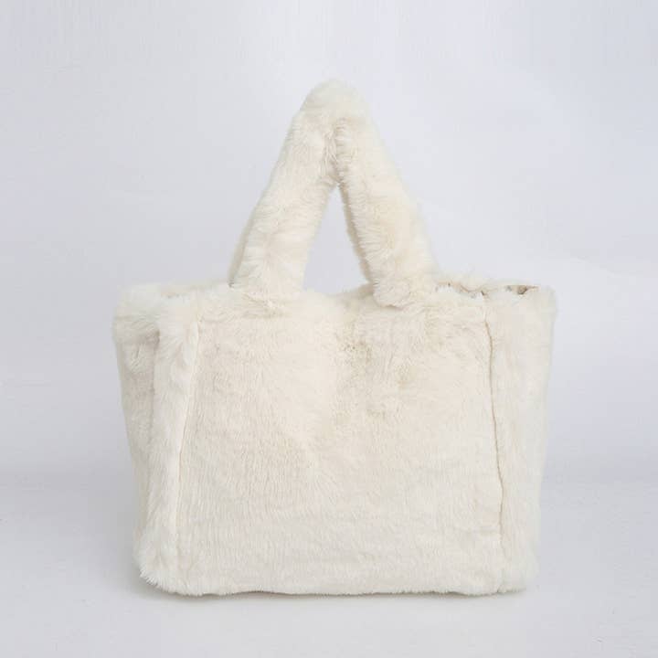 ACCITY - Wholesale Shoulder Bag - Women's - WINTER SIMPLE UNDERARM BAG HANDBAG PLUSH BAG_CWAB3971