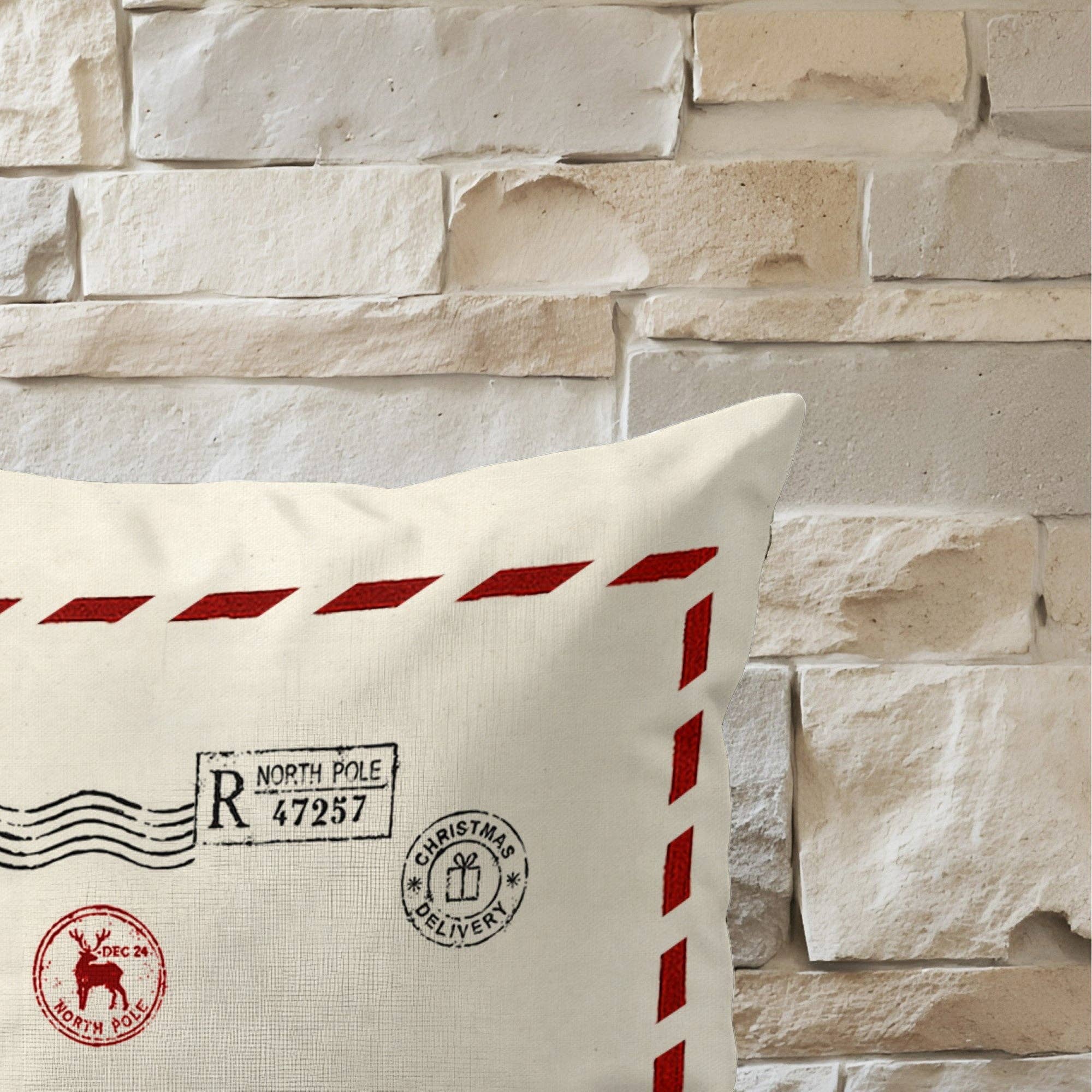 SG HOGAR - Vendita all'ingrosso Cuscini per sedie - Federa per cuscino 100% cotone Dear Santa Claus C 30x50 cm1