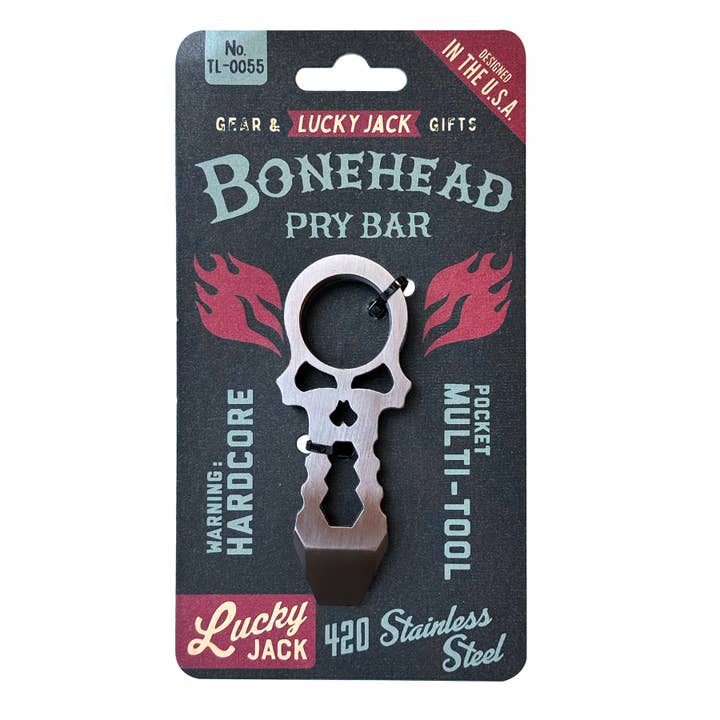 Bonehead Pry Bar – TSA-Safe EDC Pry Tool for wholesale by Lucky Jack