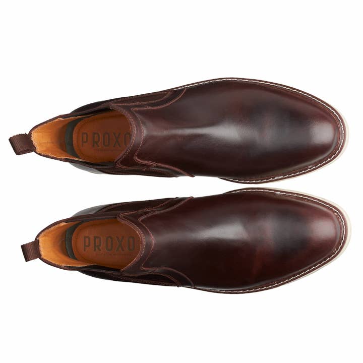 PROXON PREMIUM WORKWEAR – wholesale Chelsea boots – Men's – STEEL TOE CHELSEA BOOT BECKS BROWN