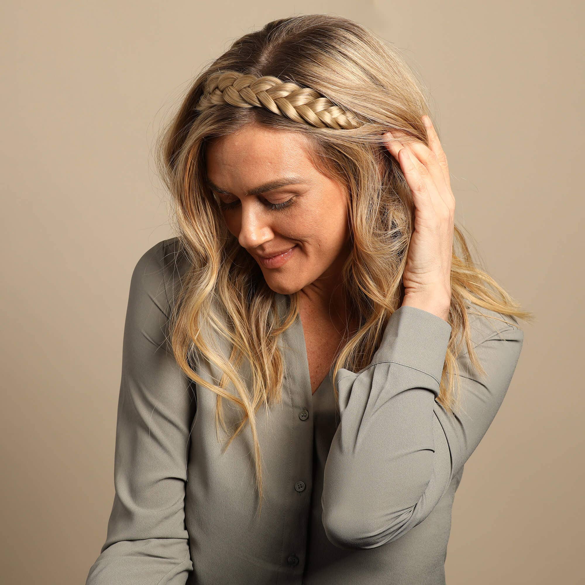 Madison Braids - Vendita all'ingrosso Fascia per capelli - Donna - Madison Treccia Lulu - Fascia per capelli a due fili, da donna35