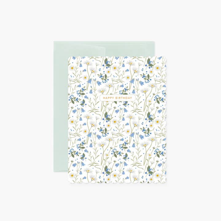 FLORAL PLAINS BIRTHDAY | greeting card for wholesale by Botanica Paper Co.