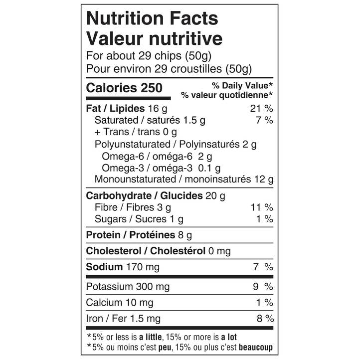 PEACASA - Wholesale Chips - Peacasa Salt & Vinegar Chickpea Chips Full Size Bag 🇨🇦3