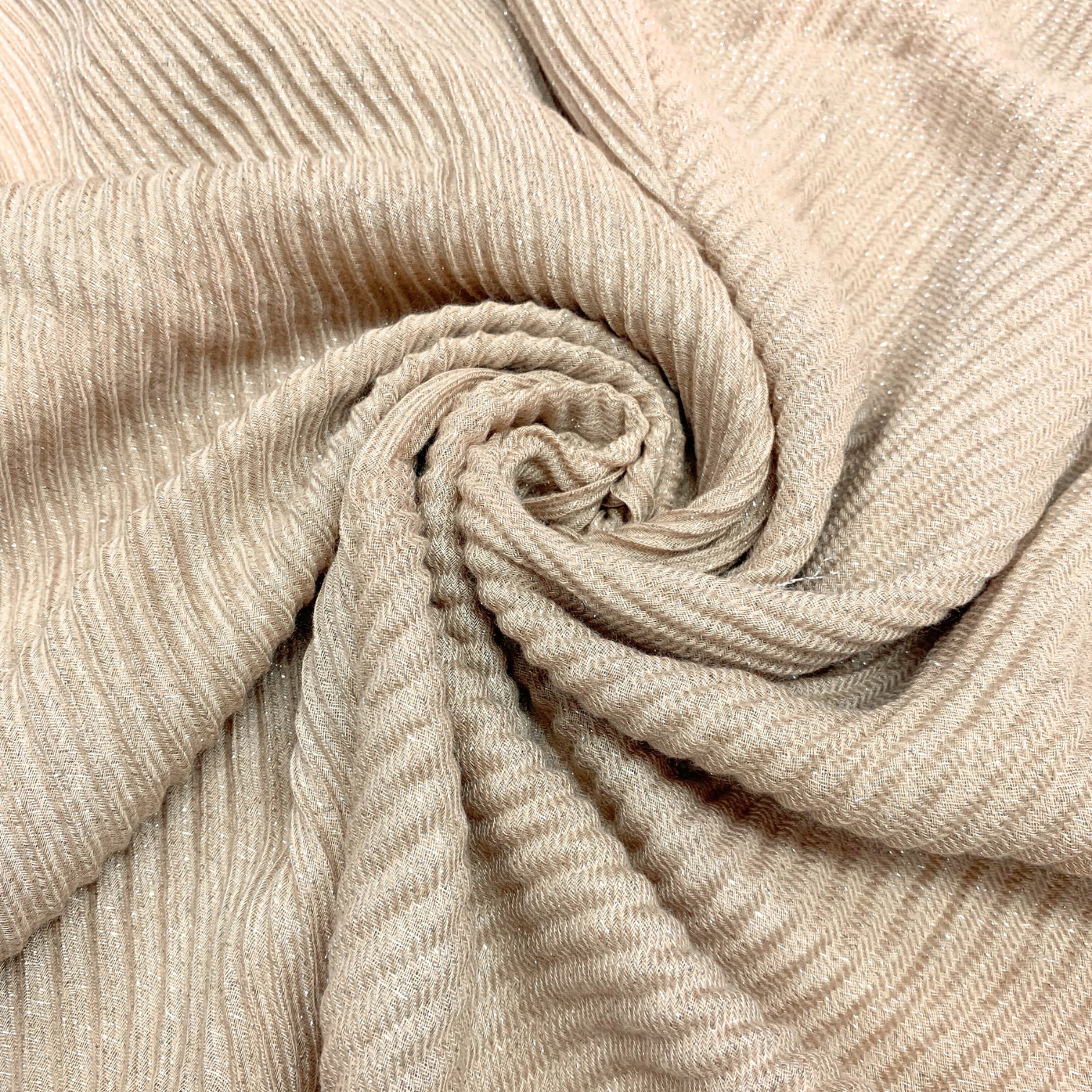 Lili Scarves (US Duty Free) - Wholesale Scarf - Women's - Premium Plain Lurex Large Scarf - 11 Colours10