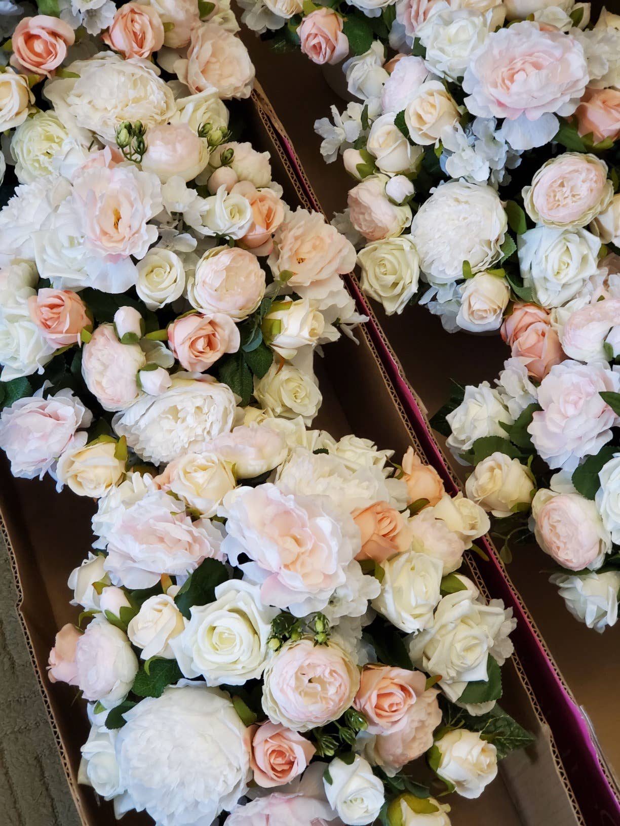 Sweet Home Deco - Vente Fleurs artificielles - Bouquet de pivoines en soie 30 cm, décoration printanière pour mariage et maison8